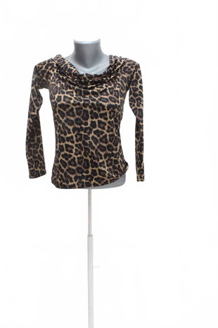 Damen -T-ShirtH&Mohne Aufdruck,farbeanimal-print,größeM