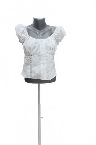 Damen -T-ShirtGenesisohne Aufdruck,farbeweiss,größeL