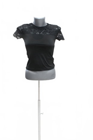 Damen -T-ShirtGenesisohne Aufdruck,farbeschwarz,größeS