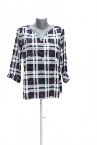 Damen -T-ShirtGinaohne Aufdruck,farbegemustert,größe36