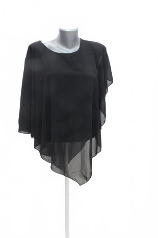 Damen -T-ShirtNew Collectionohne Aufdruck,farbeschwarz,größeUNI