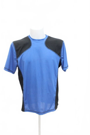 Herren-T-Shirt Crivit ohne Aufdruck, Farbe blau, Größe L