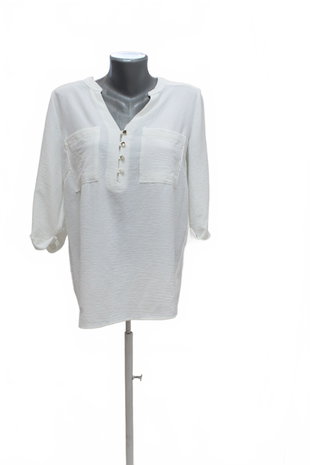 Damen -T-ShirtF&Fohne Aufdruck,farbeweiss,größe38