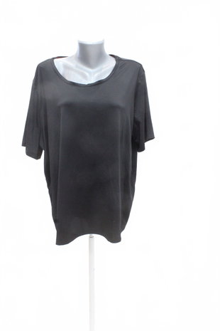 Damen -T-ShirtCrivitohne Aufdruck,farbeschwarz,größe2XL