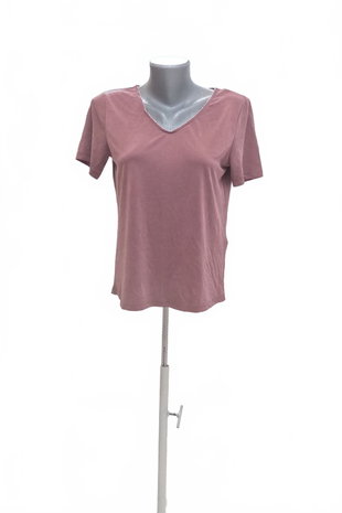 Damen -T-ShirtOnlyohne Aufdruck,farbebordo,größeS