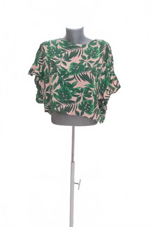Damen -T-ShirtGeorgeohne Aufdruck,farbegeblümt,größeM