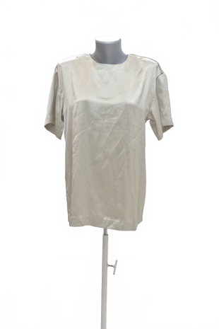 Damen -T-ShirtH&Mohne Aufdruck,farbebeige,größeS