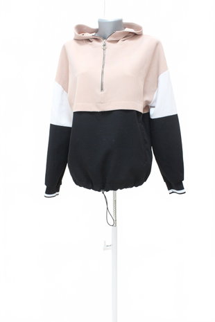 Damen-Sweatshirt von Zara mit ohne Aufdruck, Farbe: mehrfarbig, Größe: M