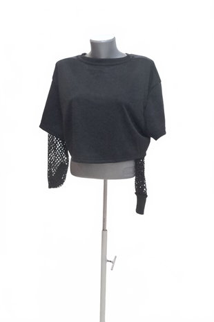 Damen -T-ShirtGenesisohne Aufdruck,farbeschwarz,größeM