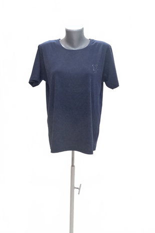 Damen -T-ShirtGenesisohne Aufdruck,farbeblau,größeM