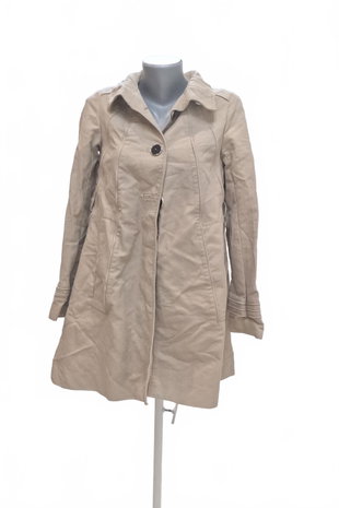 Damenmantel von Zara, Farbe beige, Größe S