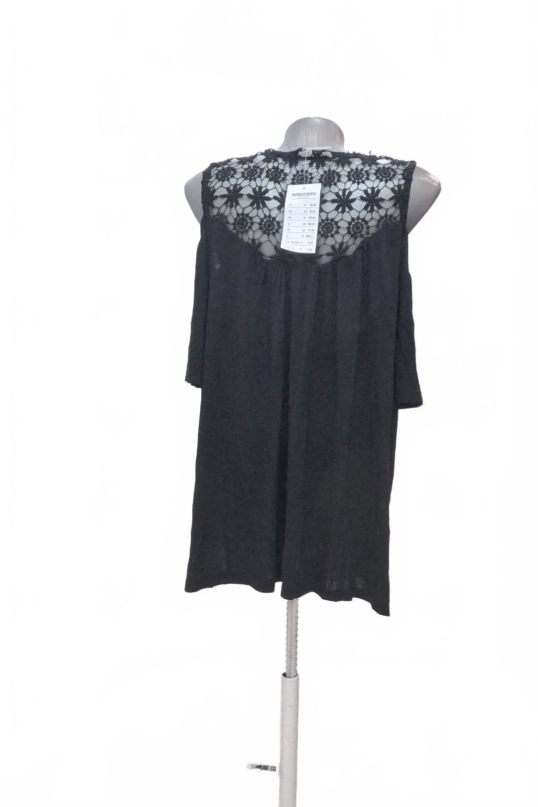 Damen -T-ShirtJaninaohne Aufdruck,farbeschwarz,größe46