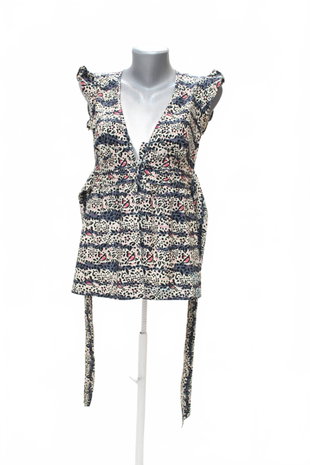 Damen -T-ShirtTopshopohne Aufdruck,farbegemustert,größe38