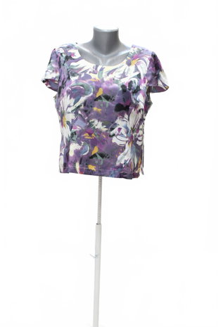 Damen -T-ShirtGenesisohne Aufdruck,farbegeblümt,größe44