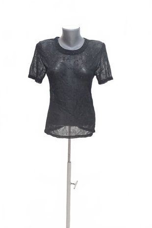 Damen -T-ShirtGenesisohne Aufdruck,farbeschwarz,größeS