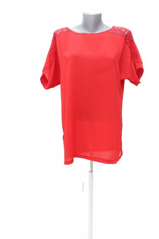 Damen -T-ShirtGenesisohne Aufdruck,farberot,größe40