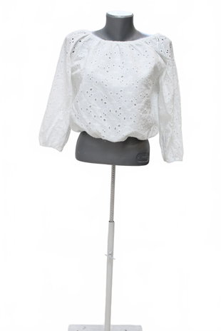 Damen -T-ShirtSinsayohne Aufdruck,farbeweiss,größeXS