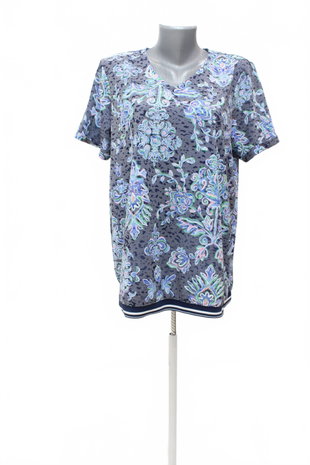 Damen -T-ShirtCecilohne Aufdruck,farbegemustert,größeXL