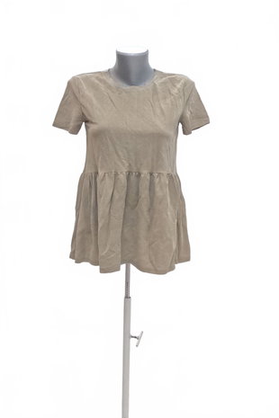 Damen -T-ShirtZaraohne Aufdruck,farbebraun,größeS