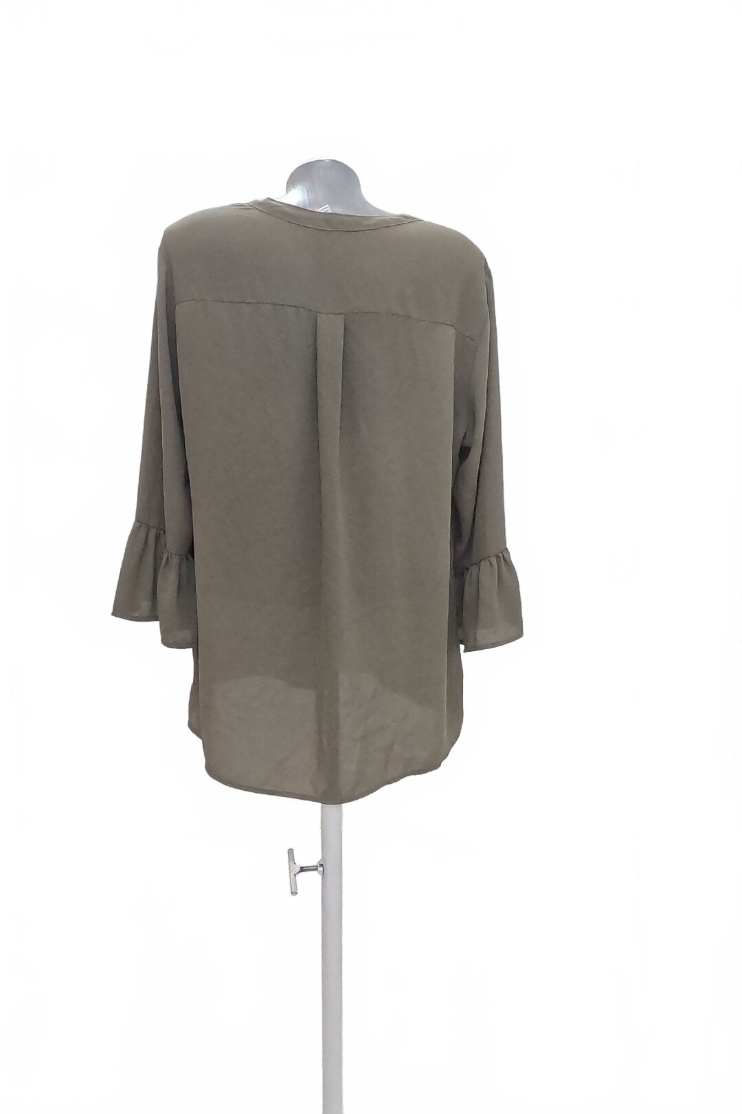 Damen -T-ShirtAmisuohne Aufdruck,farbekhaki,größeXL