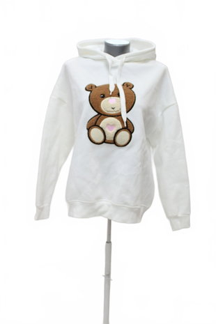 Damen-Sweatshirt von Fbsister mit mit Aufdruck, Farbe: weiss, Größe: XS