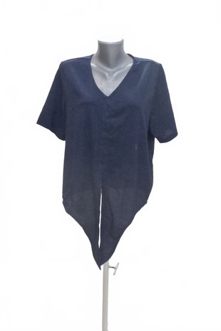 Damen -T-ShirtEsmaraohne Aufdruck,farbeblau,größeM