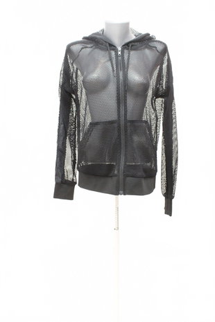 Damen-Sweatshirt von Genesis mit ohne Aufdruck, Farbe: schwarz, Größe: M