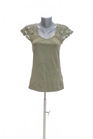 Damen -T-ShirtBpc Selectionohne Aufdruck,farbekhaki,größe36