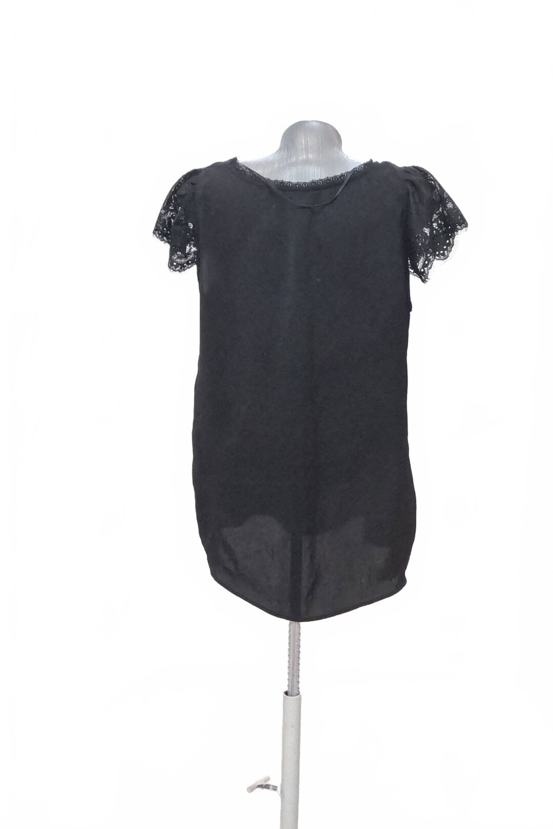 Damen -T-ShirtH&Mohne Aufdruck,farbeschwarz,größe42