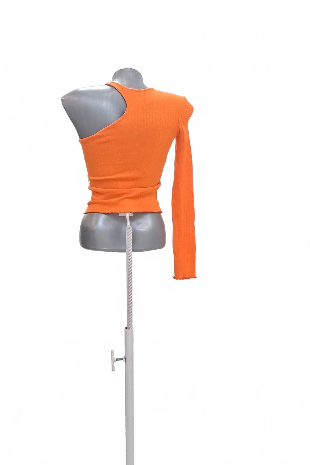 Damen -T-ShirtPull&Bearohne Aufdruck,farbeorange,größeXS