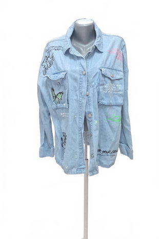 Damenjacke Fbsister, Farbe denim, Größe M