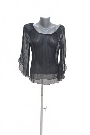 Damen -T-ShirtH&Mohne Aufdruck,farbeschwarz,größe40