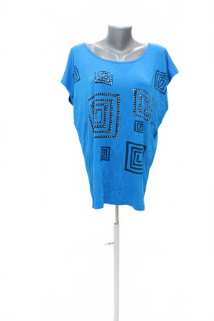 Damen -T-ShirtGenesismit Aufdruck,farbegemustert,größeM