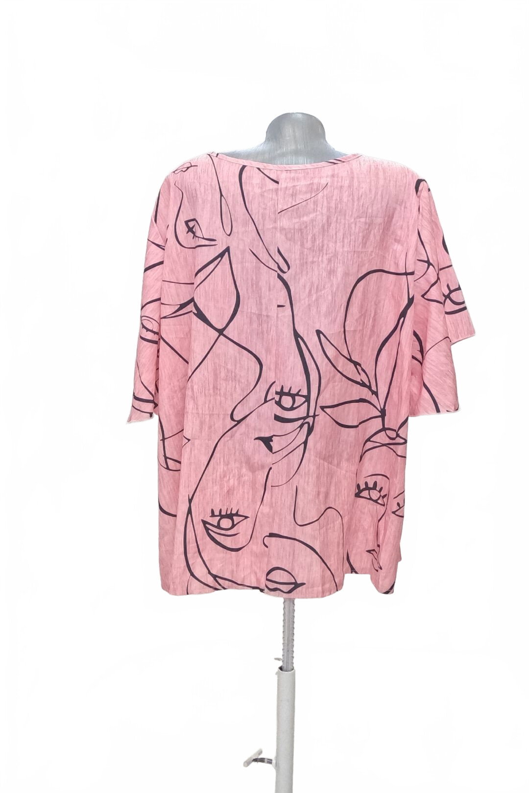 Damen -T-ShirtGenesismit Aufdruck,farberute,größeXL