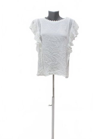Damen -T-ShirtPage Oneohne Aufdruck,farbeweiss,größe38