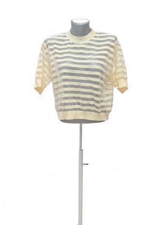Damen -T-ShirtMangoohne Aufdruck,farbebeige,größeM