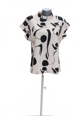 Damen -T-ShirtGenesisohne Aufdruck,farbegemustert,größeS