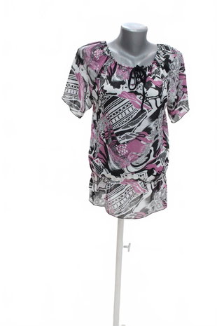 Damen -T-ShirtGenesisohne Aufdruck,farbegeblümt,größeS