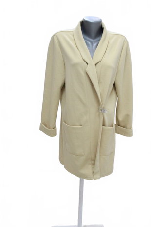 Damen-Cardigan Amisu, Farbe gelb, Größe 42