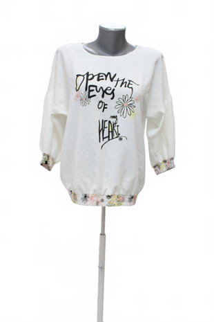 Damen -T-ShirtGenesismit Aufdruck,farbeweiss,größe38