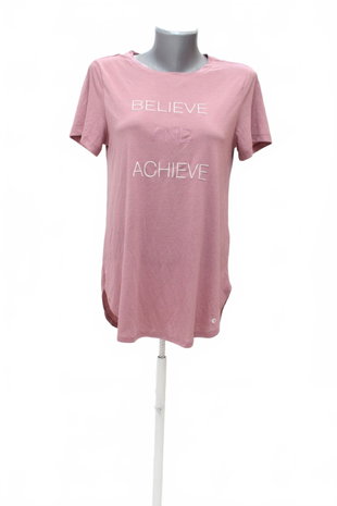 Damen -T-ShirtTchibomit Aufdruck,farberute,größeS