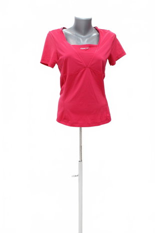 Damen -T-ShirtGenesisohne Aufdruck,farberute,größeM