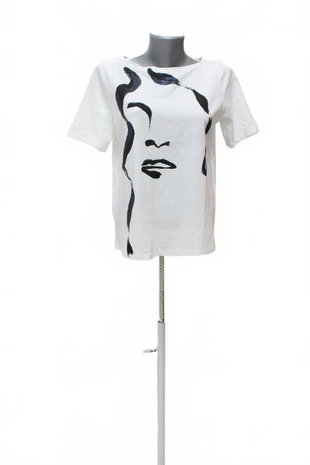 Damen -T-ShirtS.olivermit Aufdruck,farbegemustert,größe38