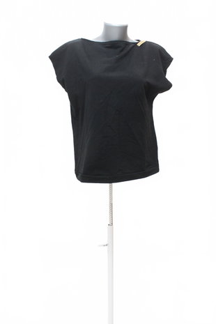 Damen -T-ShirtGenesisohne Aufdruck,farbeschwarz,größeM