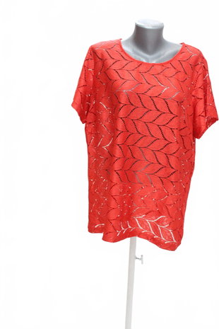 Damen -T-ShirtGenesisohne Aufdruck,farbeorange,größe48