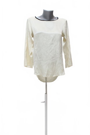 Damen -T-ShirtZaraohne Aufdruck,farbeweiss,größeXS