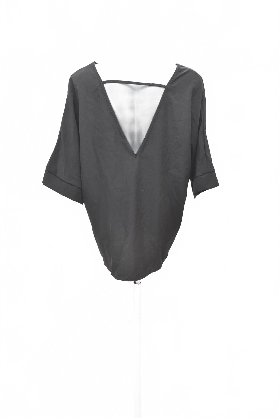 Damen -T-ShirtSheinohne Aufdruck,farbeschwarz,größe44