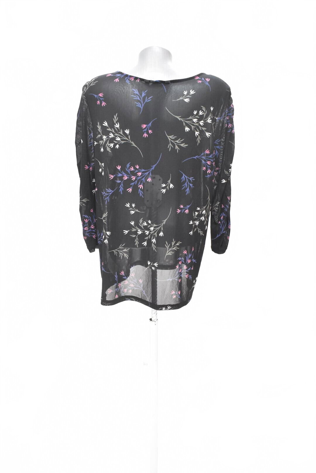 Damen -T-ShirtGenesisohne Aufdruck,farbegeblümt,größe2XL