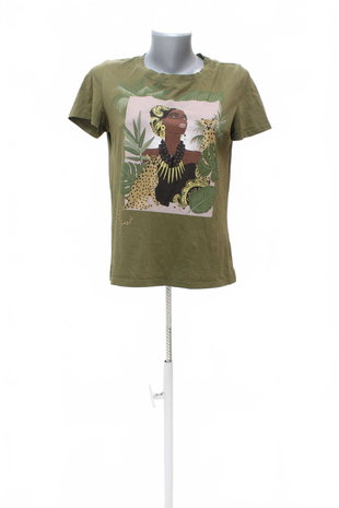 Damen -T-ShirtMohitomit Aufdruck,farbegemustert,größeS