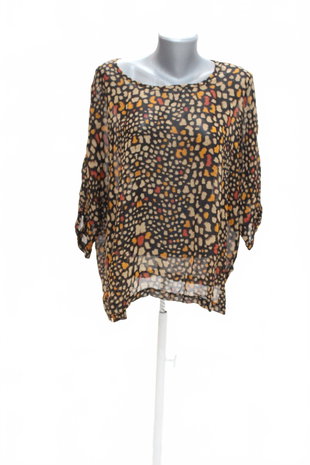 Damen -T-ShirtGenesisohne Aufdruck,farbeanimal-print,größe40